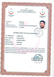 Uygulayıcı Belgesi 2
